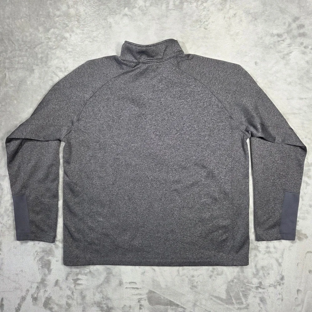 The North Face‎ Mens XXL Quarter Zip Pullover Heather Grey Outdoors Hiking Gorp